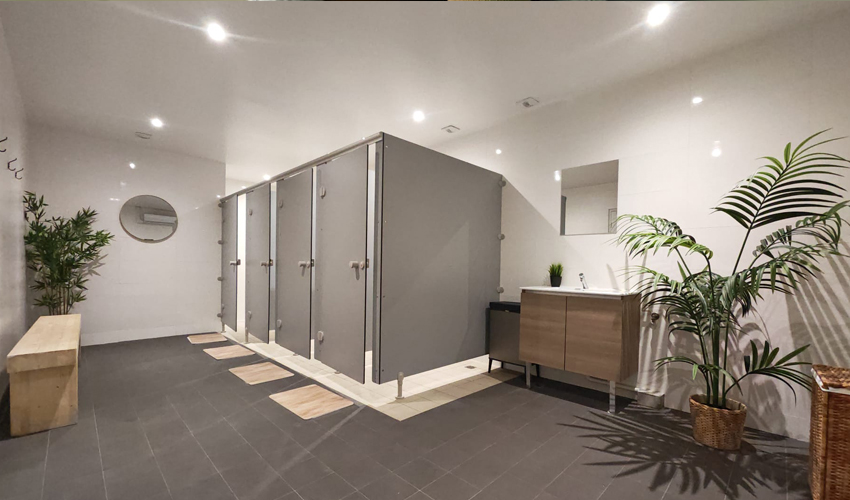 Vestiaires et douches